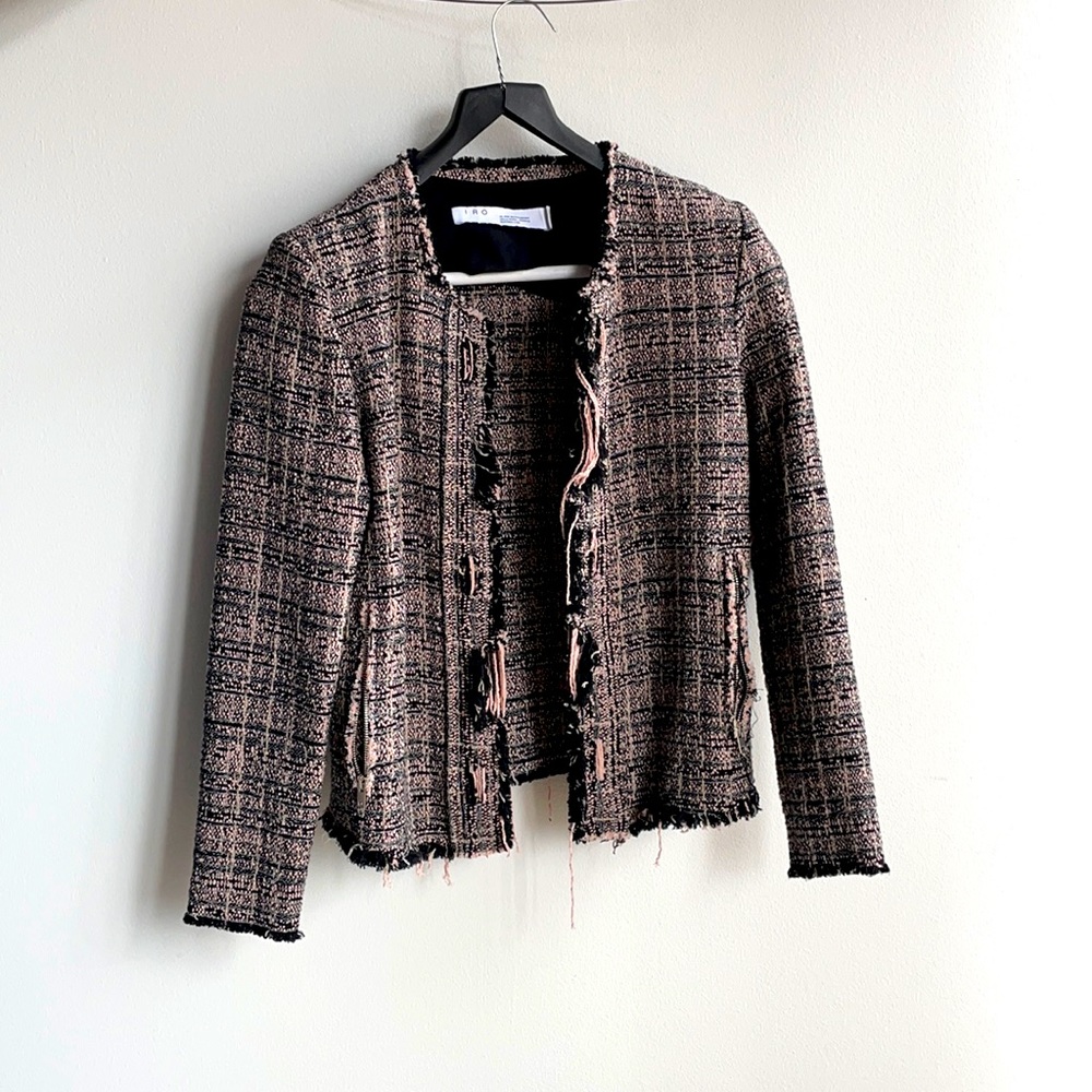 Iro Shivani jacket-black/pink
